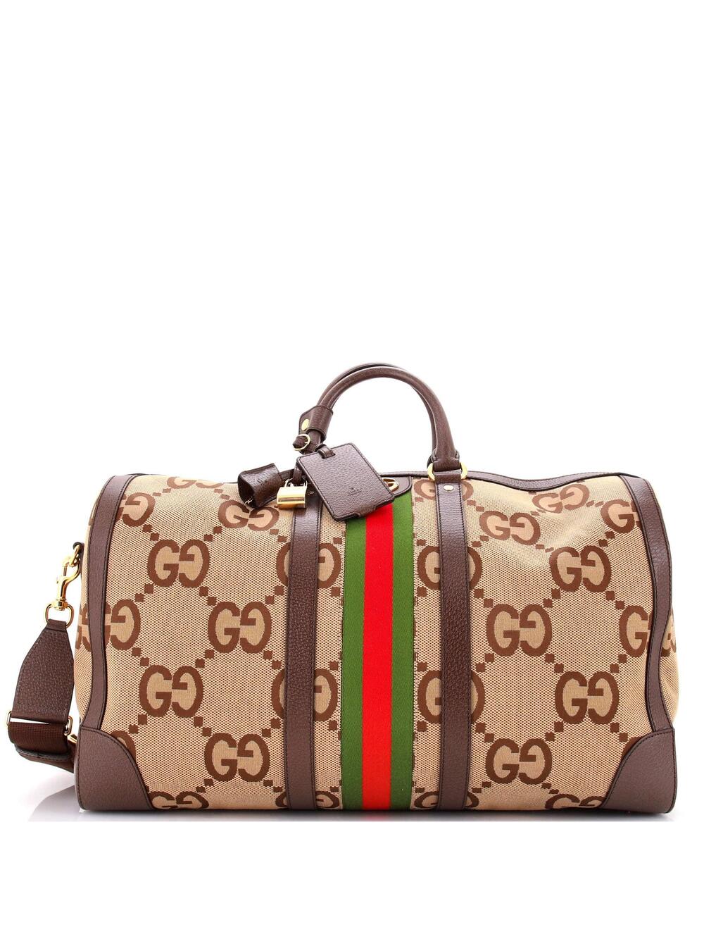 Gucci Savoy Web Convertible Duffle Bag #335159G23B
